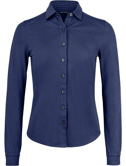 Cutter & Buck Advantage Shirt Women – piké blúzka s dlhým rukávom 68.2411 tmavomodrá Cutter & Buck Advantage Shirt Women – piké blúzka s dlhým rukávom 68.2411 tmavomodrá