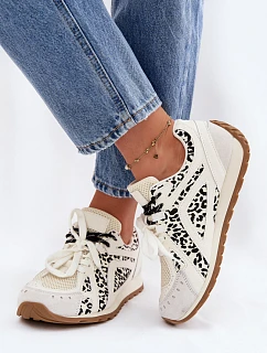 Kožené Semišové Dámské Tenisky Big Star model 22074797 Bílé - Big Star Shoes