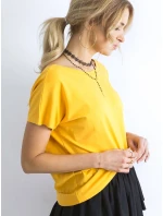 Tričko RV TS model 14816788 tmavě žlutá - FPrice Tričko RV TS model 14816788 tmavě žlutá - FPrice