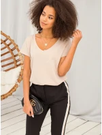 Tričko RV TS 4832.01P béžové Tričko RV TS 4832.01P béžové