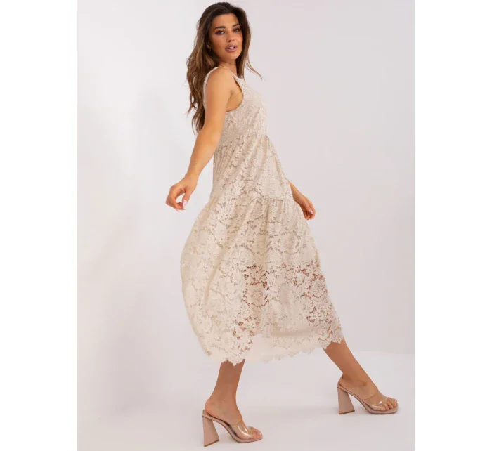 TW SK BI 8246 šaty.37X béžová