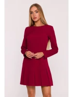 Dámske šaty M872 Bordeaux - MOE Dámske šaty M872 Bordeaux - MOE