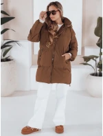 Dámska prešívaná bunda LETLIS camel FashionStreet TY3245