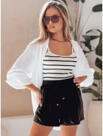 Dámske látkové šortky SUMMER TRIP black FashionStreet SY0433