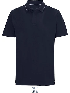 NEOBLU Orel Unisex piqué polo z hrubej bavlny 24.4337 night blue