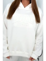 Izolovaná bavlnená súprava, mikina + nohavicami Brooklyn ecru Izolovaná bavlnená súprava, mikina + nohavicami Brooklyn ecru