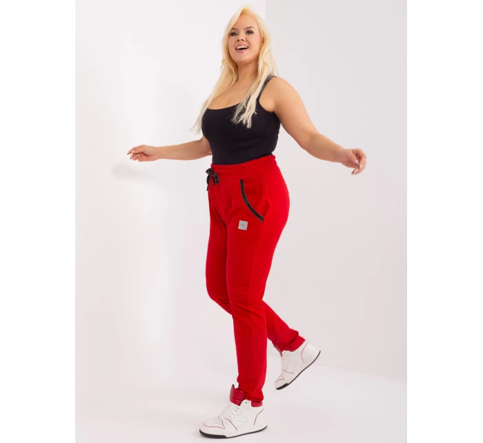 Spodnie dresowe RV DR 6736.58 czerwony