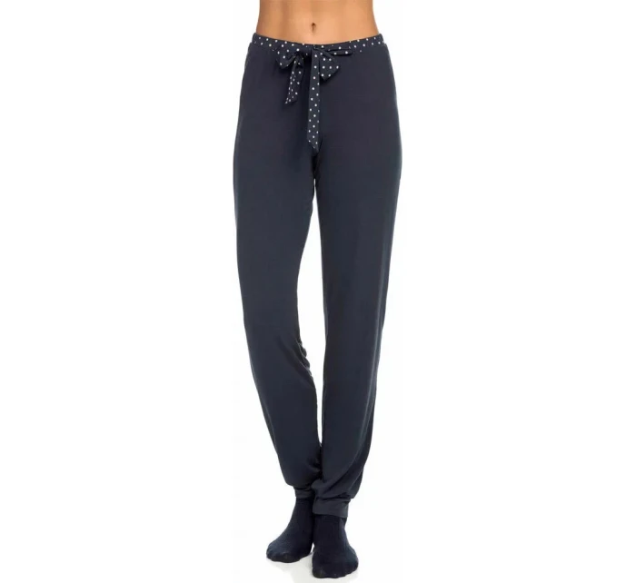 Dámske pyžamo 15068 - 572 tmavo modrá s bodkami - Vamp