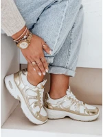 Dámské tenisky s podrážkou gold Dstreet model 21991701 - FashionStreet Dámské tenisky s podrážkou gold Dstreet model 21991701 - FashionStreet