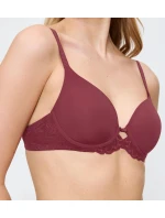 Dámska podprsenka Amourette Charm T Bra WHP01 - bordová 6926 - TRIUMPH