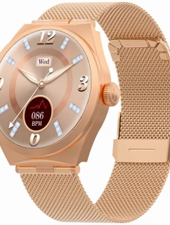 Inteligentné hodinky Gravity Pink Gold GT25-1