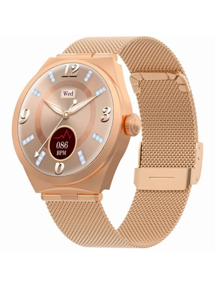 Inteligentné hodinky Gravity Pink Gold GT25-1 Inteligentné hodinky Gravity Pink Gold GT25-1