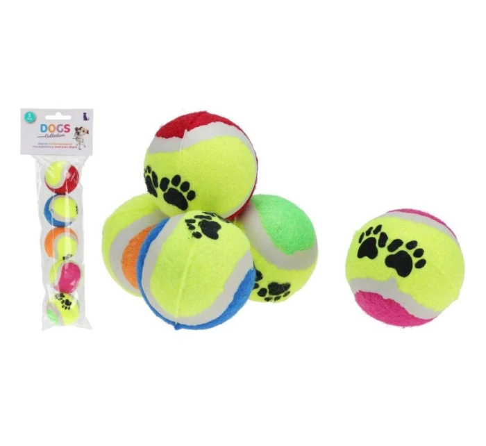 TENISOVÁ LOPTIČKA PRE PSOV 5KS