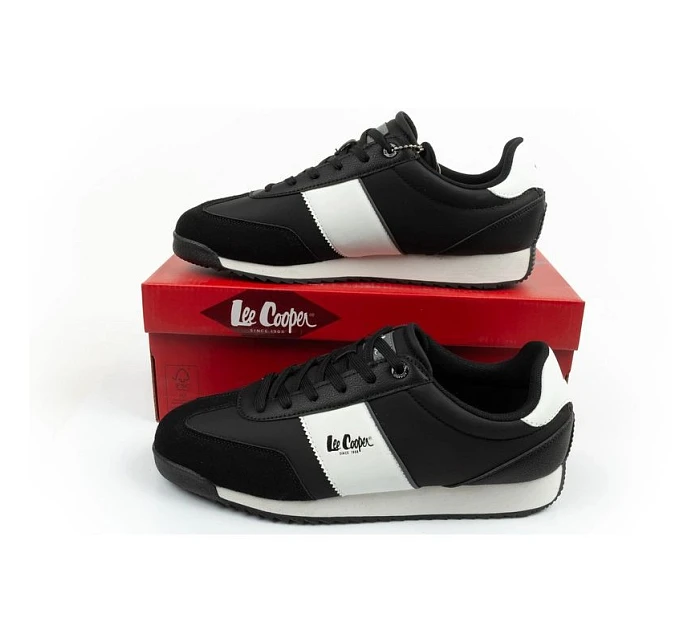 Lee Cooper športové tenisky pánske módne pohodlné čierne