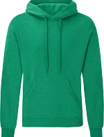 Fruit of the Loom Classic Hooded Sweat Mikina s kapucňou 16.2208 heather green