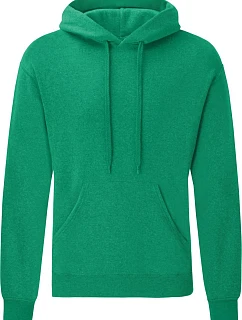 Fruit of the Loom Classic Hooded Sweat Mikina s kapucňou 16.2208 heather green