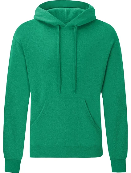 Fruit of the Loom Classic Hooded Sweat Mikina s kapucňou 16.2208 heather green