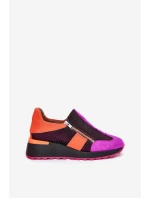 Kožené sneakersy na klínu Černé model 21691354 - Maciejka