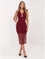 Šaty IT SK 21931.13 bordová