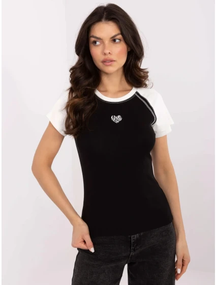 NM TS Tričko V7940.17 čiernobiele