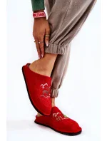 Domácí pantofle Big Star KK276017 Červeno-béžová Domácí pantofle Big Star KK276017 Červeno-béžová