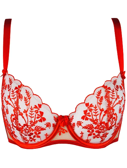 Dámská podprsenka model 21173157 červená - Axami Dámská podprsenka model 21173157 červená - Axami
