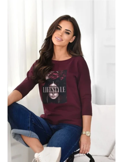 model 21483830 BLOUSE - OFF PINK