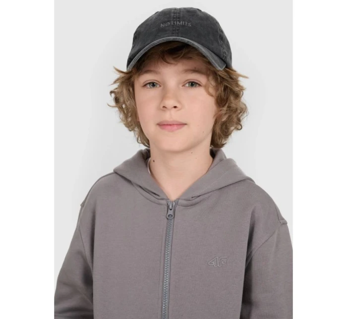 Chlapecká mikina s kapucí model 21756972 - 4F Chlapecká mikina s kapucí model 21756972 - 4F