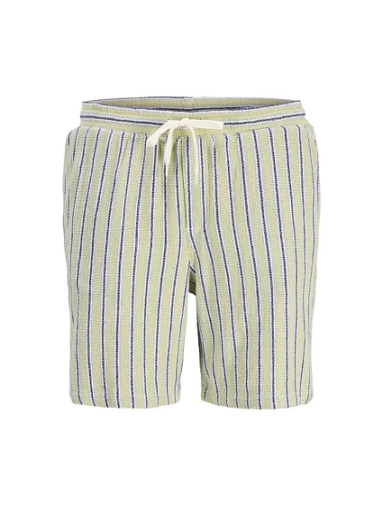 Jack&Jones pánske pruhované šortky JPSTJAIDEN COBA STRIPE JOG SHORTS REG SN 12274413 TEA/STRIPES