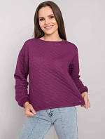 Mikina RV BL 7446.99 tmavo fialová