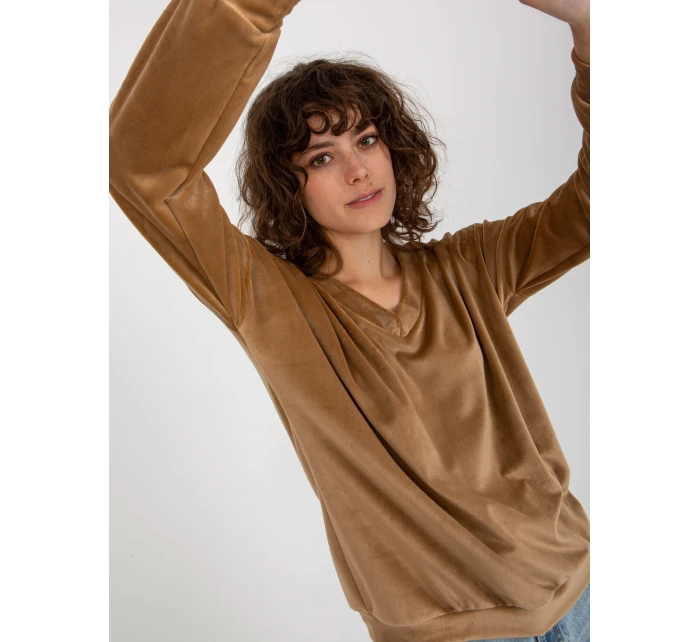 Mikina RV BL 8441.07P ťava Mikina RV BL 8441.07P ťava