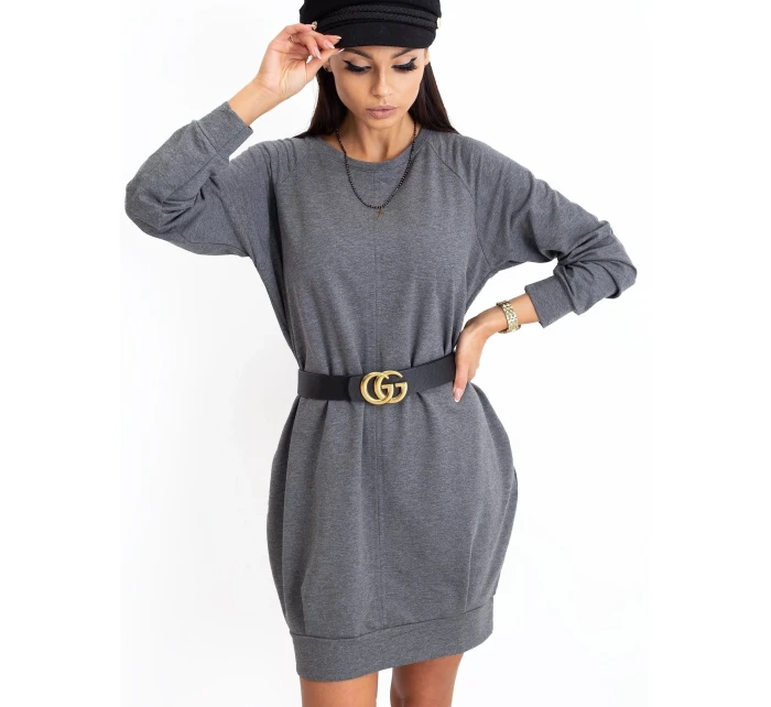 Šaty RV TU 5184.93P tmavo šedá