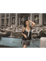 Dámska košieľka Fortunata 1678 chemise + tangá ZADARMO! - Kinga Dámska košieľka Fortunata 1678 chemise + tangá ZADARMO! - Kinga