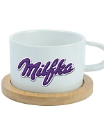 MILFKA - biely pohár na makrónky 200 ml