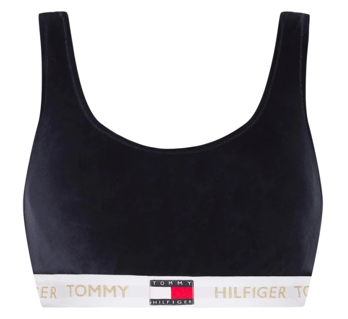 Dámska športová podprsenka Velour UW0UW02393-DW5 - Tommy Hilfiger Dámska športová podprsenka Velour UW0UW02393-DW5 - Tommy Hilfiger