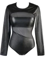 Dámske sexy body Body V-10580 Black - Axami