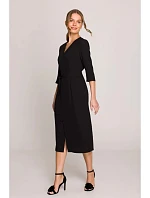Dámské šaty model 22281461 černé - STYLOVE Dámské šaty model 22281461 černé - STYLOVE