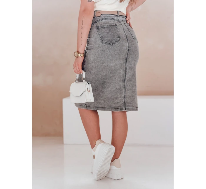 Džínová midi sukně šedá Dstreet model 21988037 - FashionStreet