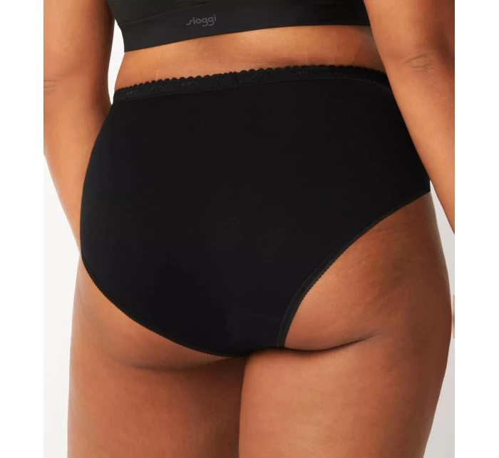 sloggi Chic Midi 4P - BLACK - SLOGGI BLACK - SLOGGI