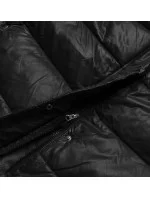 PIKOWANA DŁUGA KURTKA DAMSKA CZARNA model 21245584 - Glakate