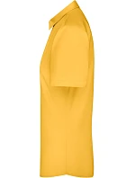 JN 679 Popelínová halenka s krátkým rukávem model 22488253 yellow - Daiber JN 679 Popelínová halenka s krátkým rukávem model 22488253 yellow - Daiber