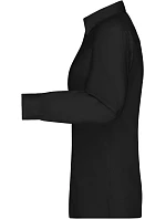 JN keprová halenka s dlouhým rukávem 02.0 black model 22488290 - Daiber JN keprová halenka s dlouhým rukávem 02.0 black model 22488290 - Daiber