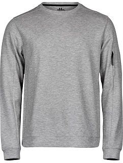 Tee Jays TJ 5700 Mikina „Athletic“ 18.5700 melírovaná sivá