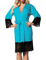 Housecoat model 18228149 Turquoise - DKaren