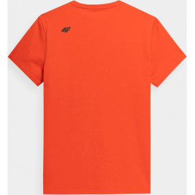 Pánske tričko 4F H4L22-TSM010 oranžové