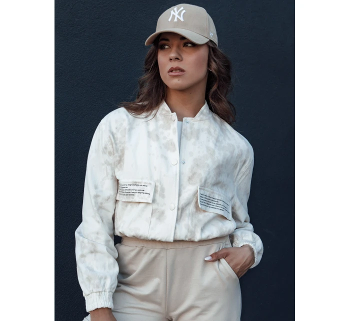 Dámská béžová bomber bunda Dstreet model 21979611 - FashionStreet