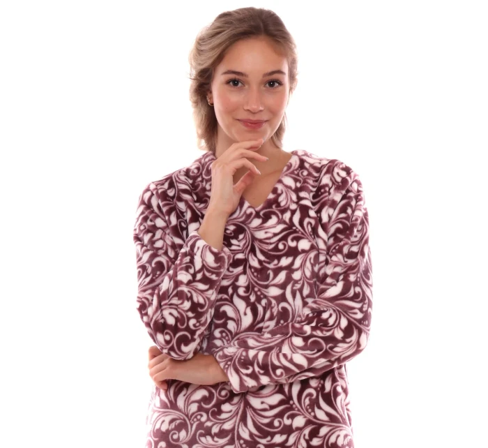 Dámske pyžamo Flora 6456 mave wine - Vestis Dámske pyžamo Flora 6456 mave wine - Vestis