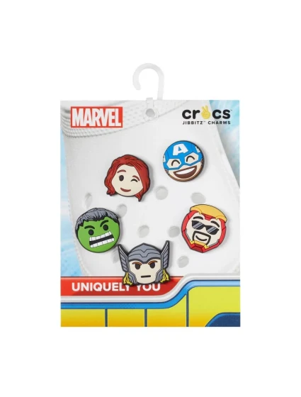 Crocs Jibbitz™ Marvel Avengers Emojis 5 Pack pin 10010006 Crocs Jibbitz™ Marvel Avengers Emojis 5 Pack pin 10010006