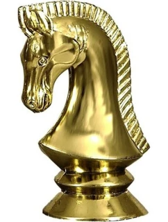 Plastová šachová figúrka - Hlava rytiera - F2260/G F164/G