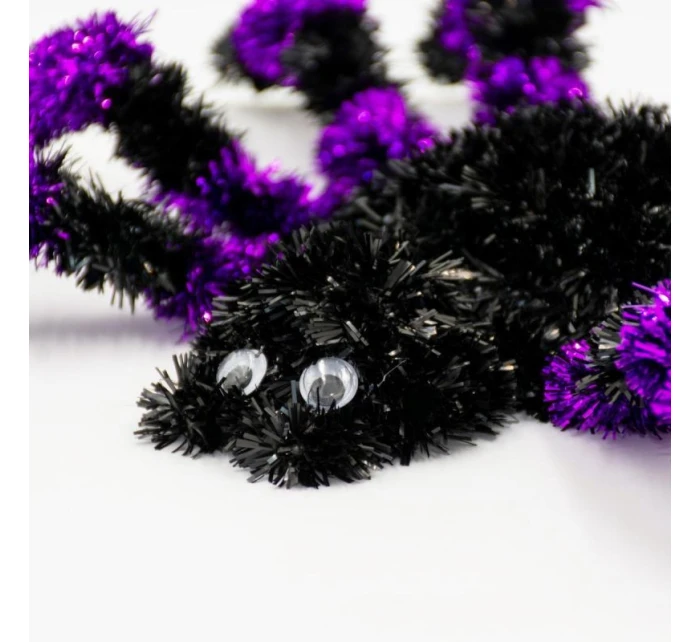 DEKORATÍVNA FIGÚRKA HALLOWEEN PAVÚK FIALOVÁ